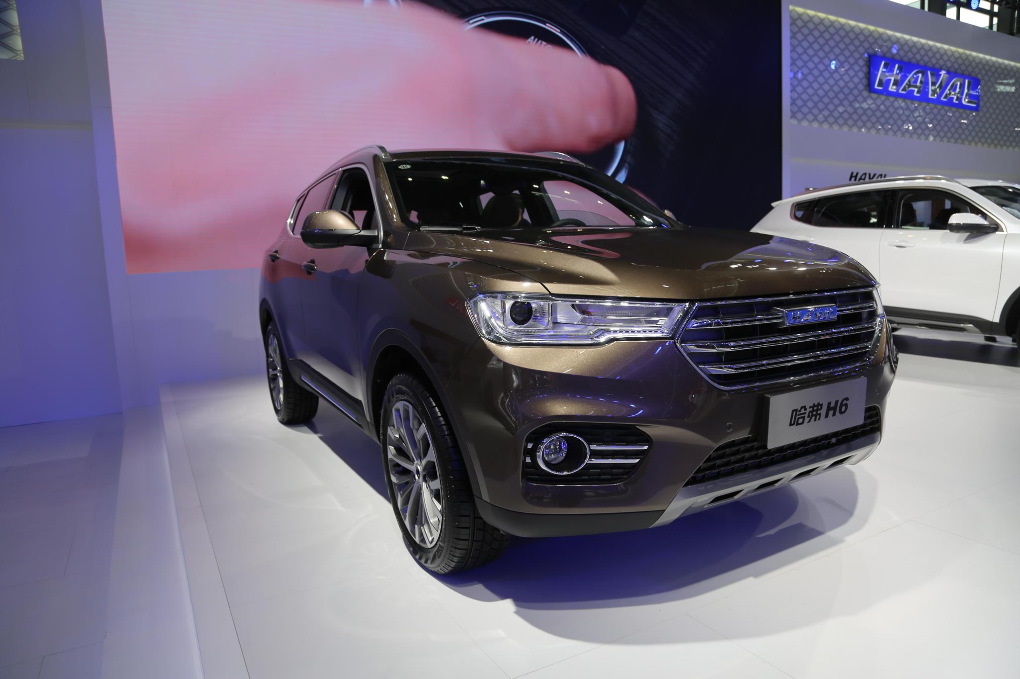 国民神车,长城哈弗h6 蓝标版,2018深港澳车展实拍!-新浪汽车