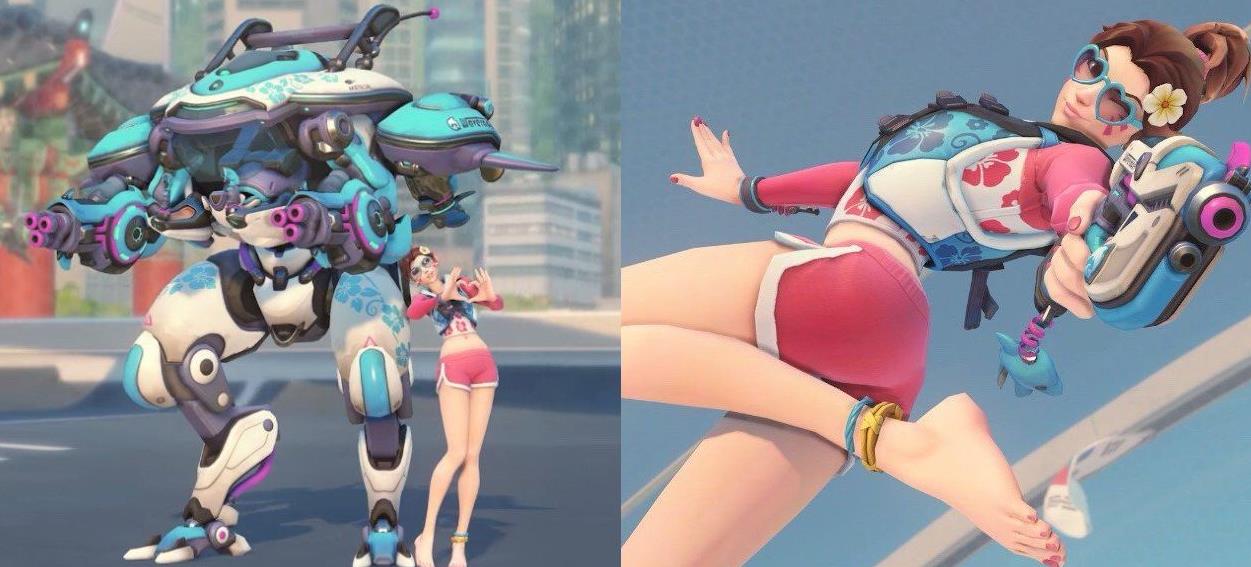 守望先锋:夏季运动会d.va泳装来袭 暴雪终于get到玩家的点了