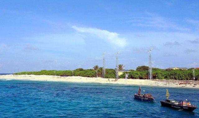 南海双子群礁之南子岛