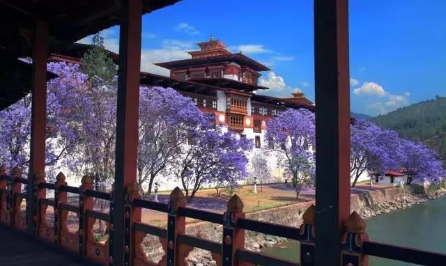 这里被称为不丹的皇宫,也是一座皇家寺院,传统的藏式建筑巍峨大气,让