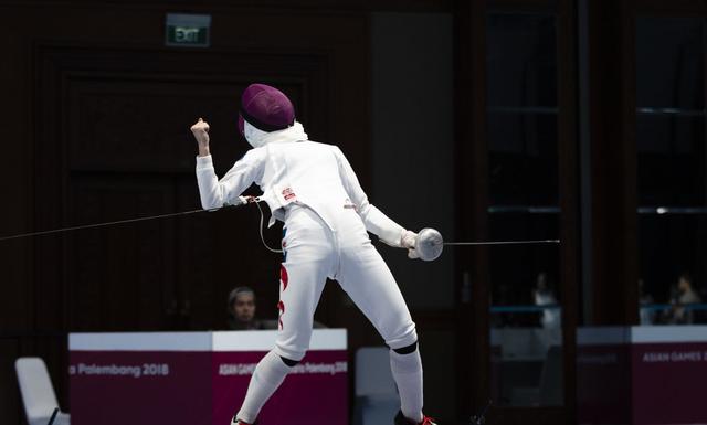 亚运女子重剑:中国队以29-28逆转韩国,成功卫冕