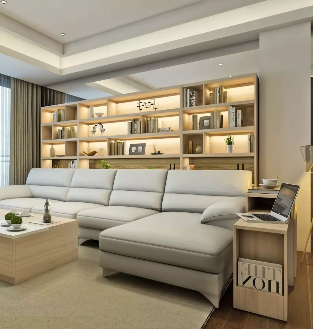 装了个超强收纳的客厅,结果真的不敢想象