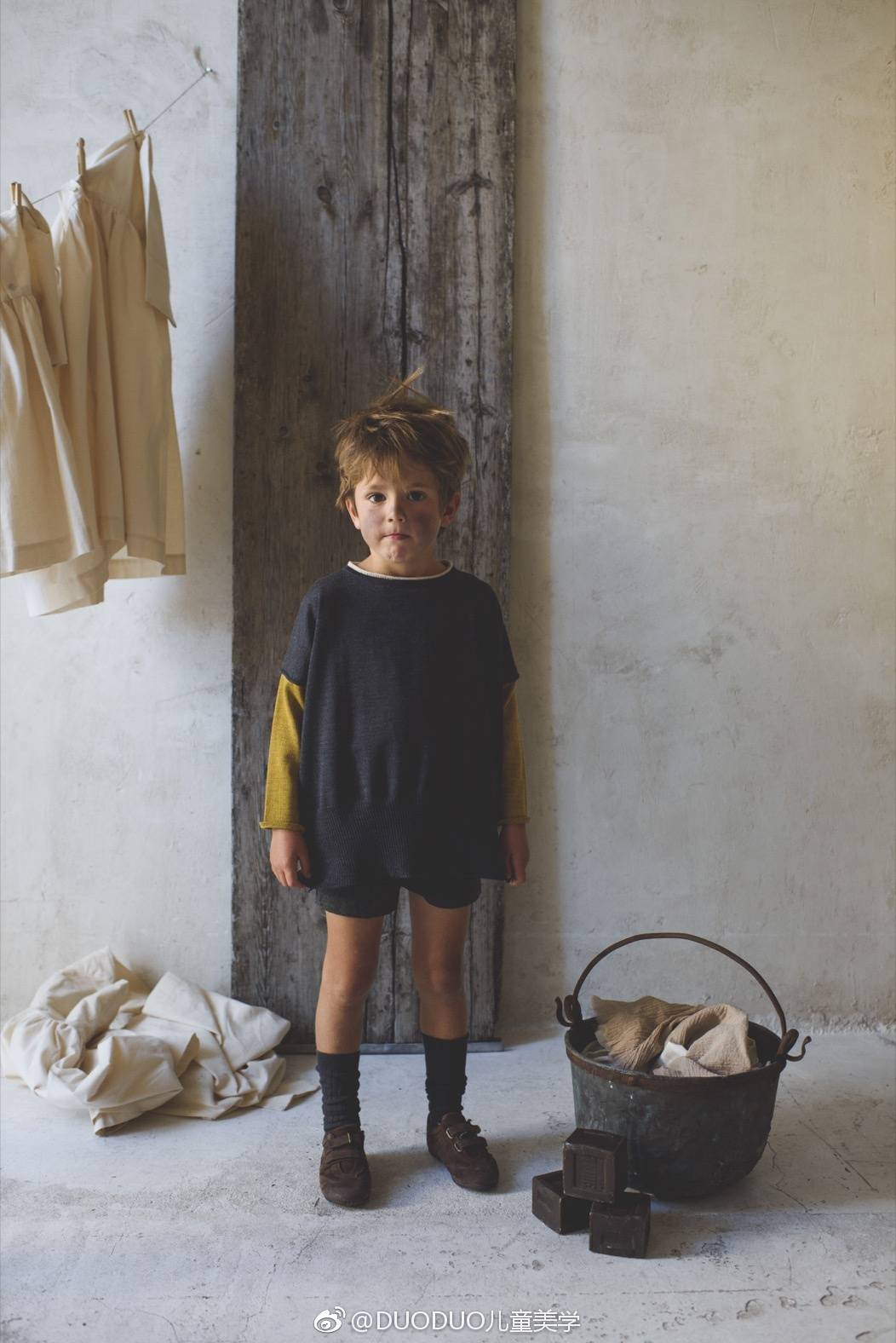 最近喜欢的童装画册,脏小孩.古朴风质感