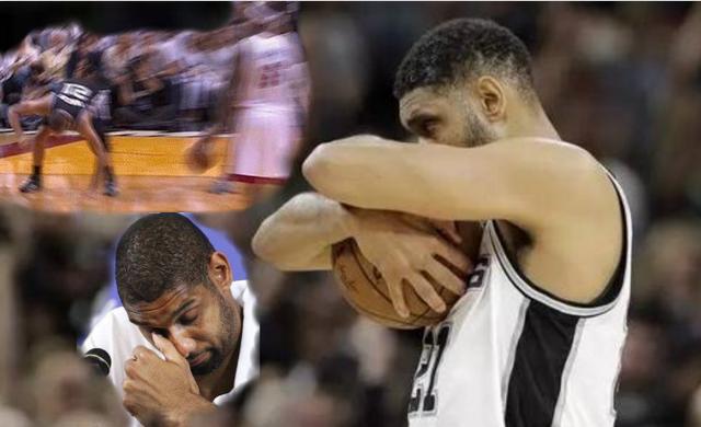 错失关键球的巨星:邓肯沮丧捶地,安东尼满脸自责,一人怒撕球衣