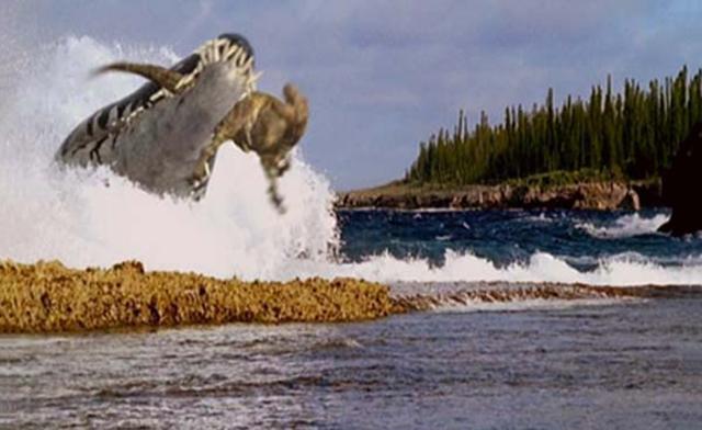 大脑洞网友设想:如果史前怪兽恐鳄和沧龙相遇,谁能取胜?