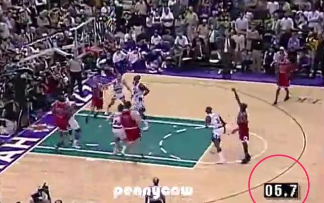乔丹98年总决赛打爵士第六场投中准绝杀后不