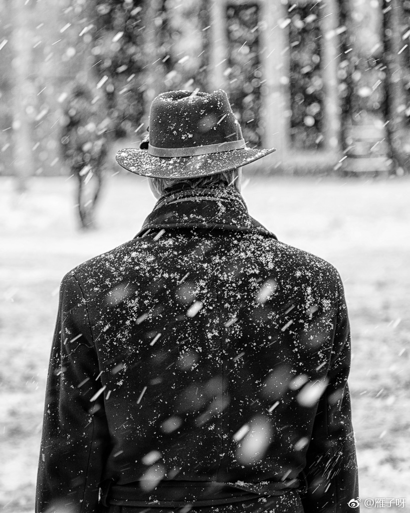 一组颇有意境的雪景照片图片来自网络,摄影师未知.