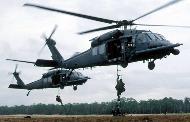 飞机资料库 之 mh-60g"铺路鹰"直升机