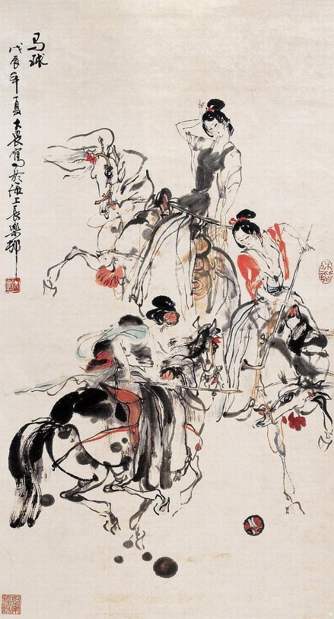 艺术家施大畏 酣畅豪放的水墨人物作品欣赏