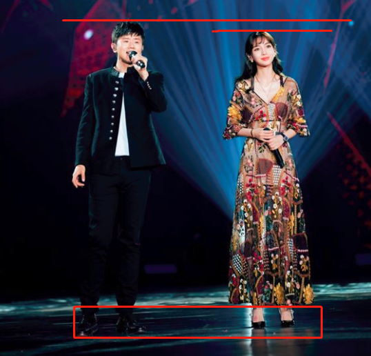 angelababy与张杰同台,比谢娜有气质!网友:身高秘密终被揭破