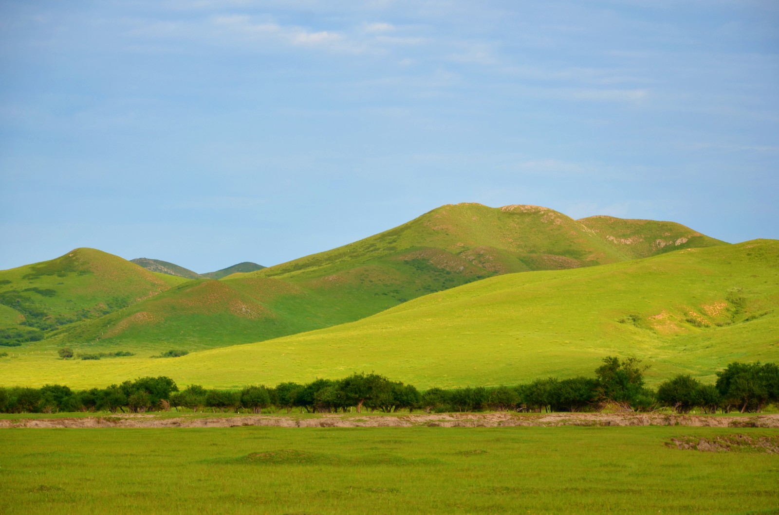 心里有束光,照亮你眼前,拍于扎鲁特旗山地草原