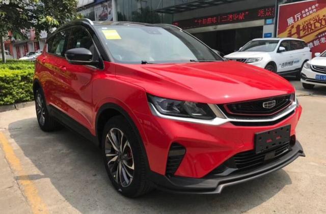 首台吉利缤越运动版红色实车到店, 7.9秒破百,质感完胜领克02