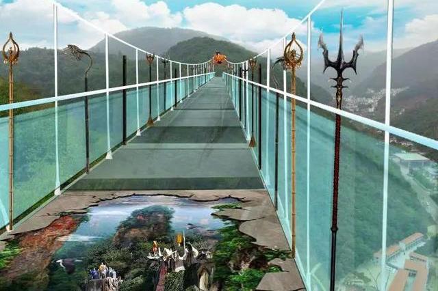 云南高空5d玻璃桥,丛林漂流,玩的就是心跳,西游洞好玩到尖叫