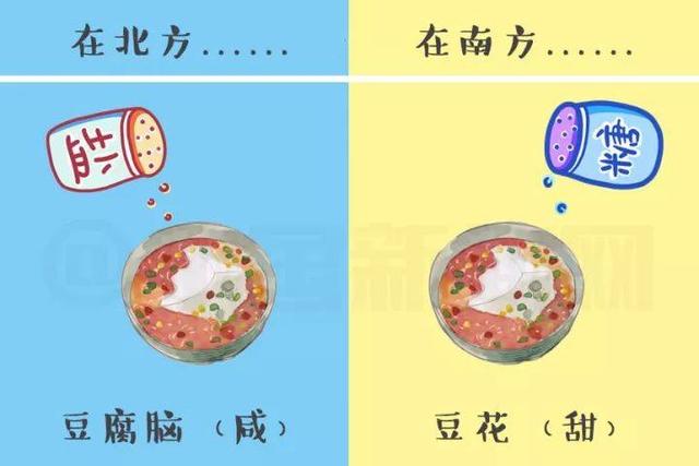 豆腐脑咸甜之战未完,大白菜也来凑热闹,南北美食还有这些差异!