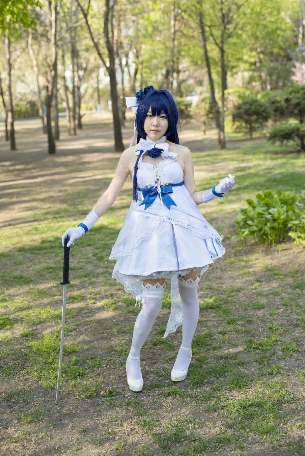 cosplay崩坏三雷电芽衣花嫁