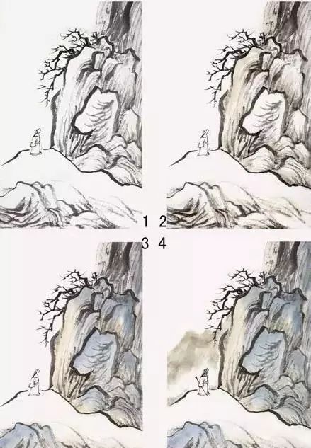 国画教程山水画的写意画法