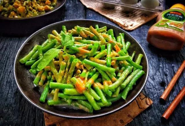 豆角芥末芝麻沙拉