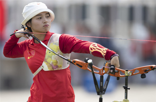 中国亚运会射箭第一人!23岁美女勇夺反曲弓金牌,她曾让韩媒发疯