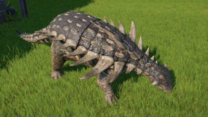 唯一可与霸王龙对抗的素食恐龙,体型虽小,但动起手来不容小视