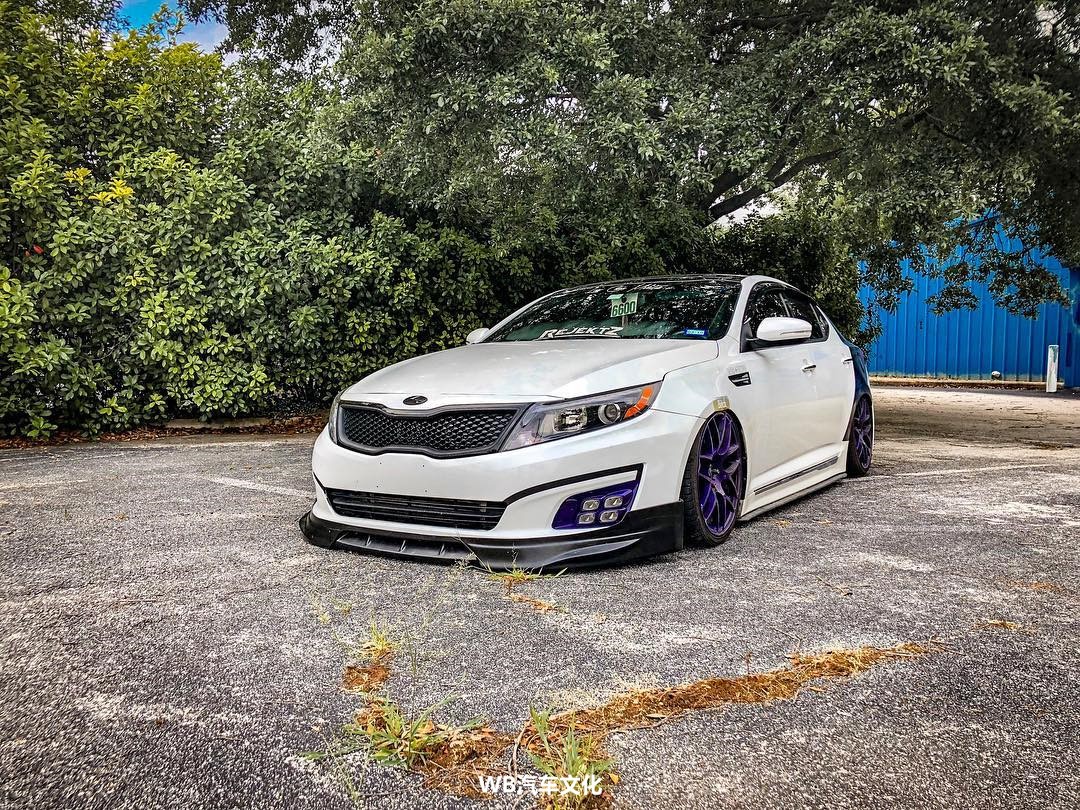 我们做朋友好吗?美女的网红座驾 - 起亚k5改装案例-新浪汽车