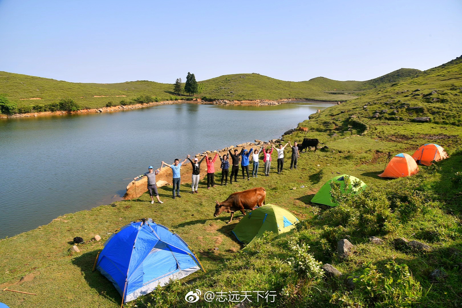 斗湖徒步露营活动:时隔十年,再登斗湖,和熟悉的朋友