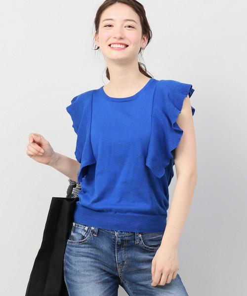 蓝色上衣打造初夏穿搭,快换上夏季微甜清爽的蓝色吧