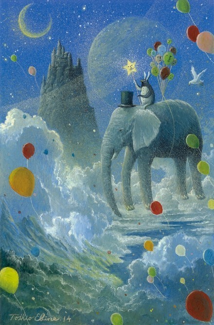 梦境| 日本画家 toshio ebine|梦境|画家_新浪新闻