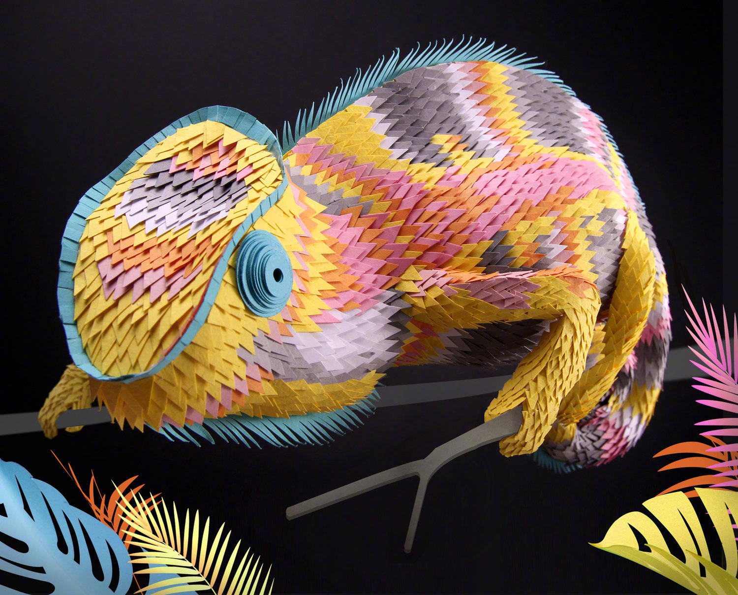 艺术家,插画师 lisa lloyd 纸艺作品