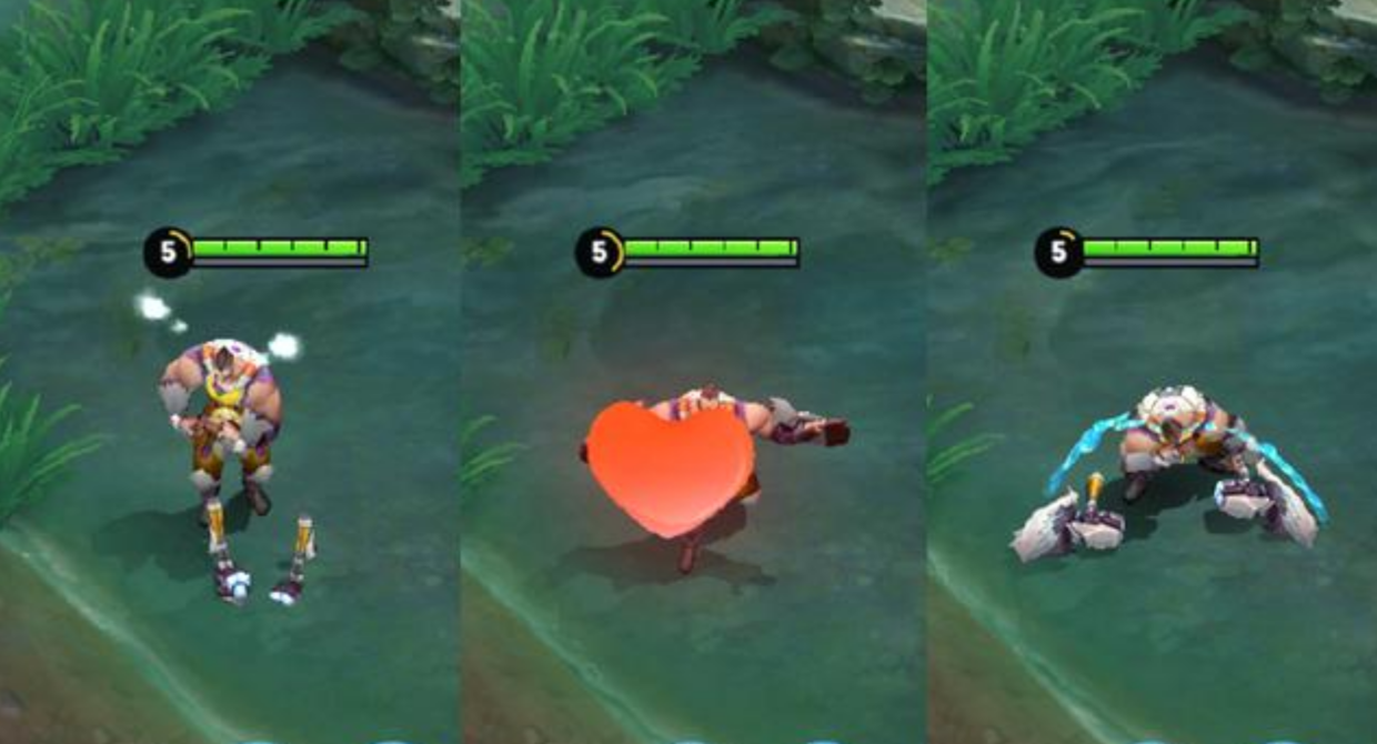 王者荣耀:峡谷英雄特效调整,程咬金流眼泪,孙尚香还会比爱心!