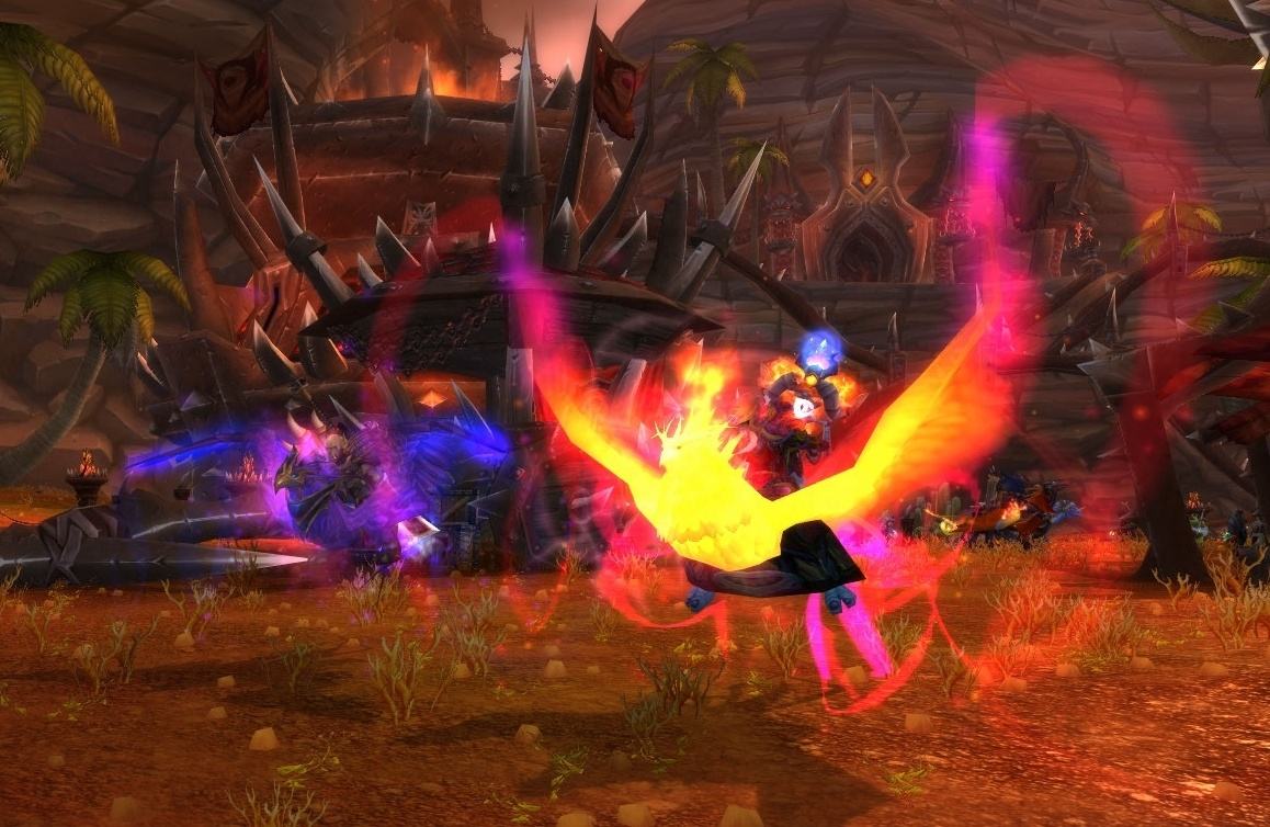 这只坐骑或许是设计师专门用来安慰那些刷不出"奥的灰烬"的玩家,而且