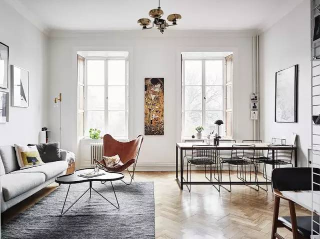 清新明媚的47㎡小户型设计,腔调满满,气质不凡