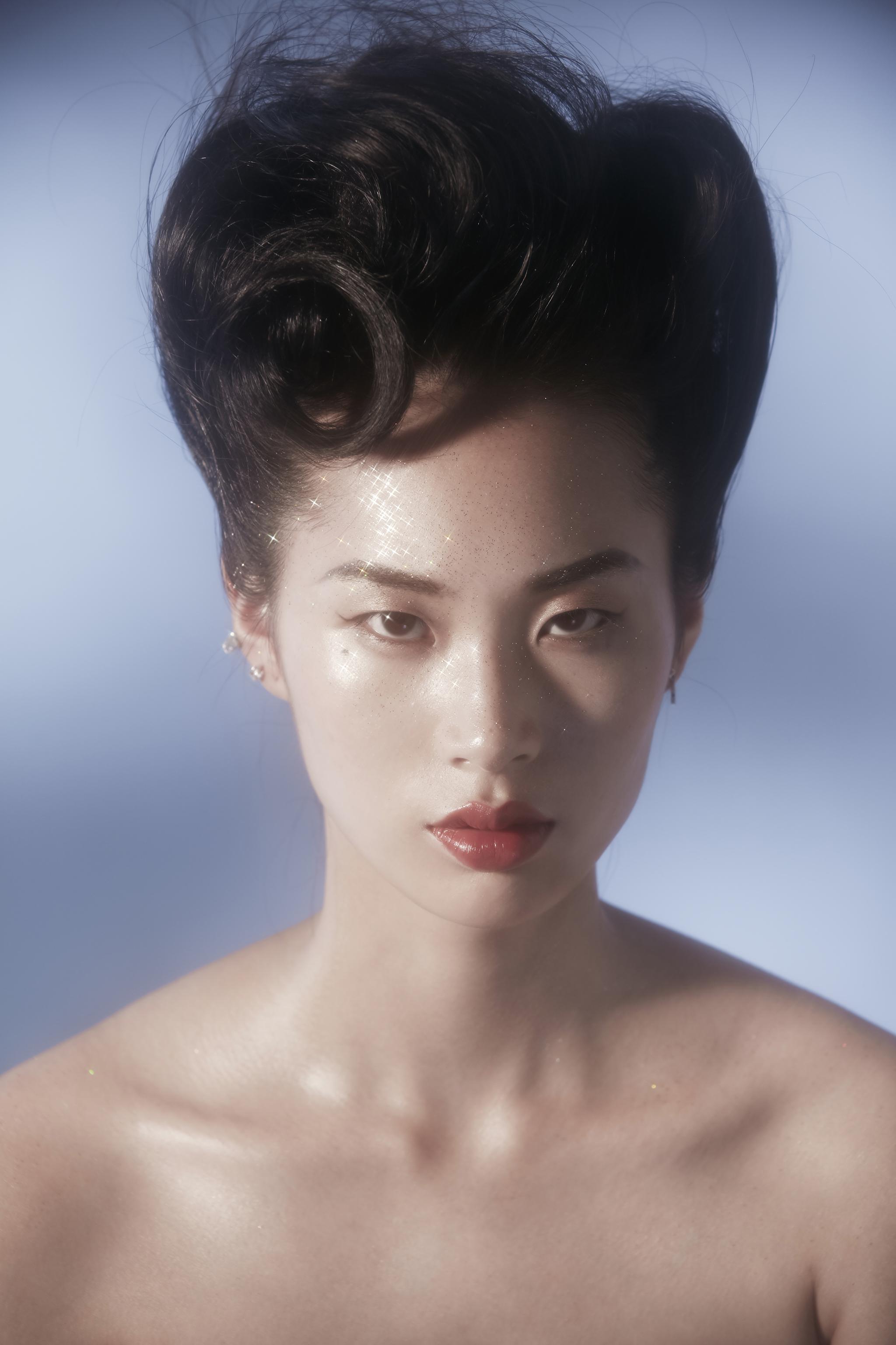 70年代的妆面发型回击攝影 創意統籌photography Creative 我模特