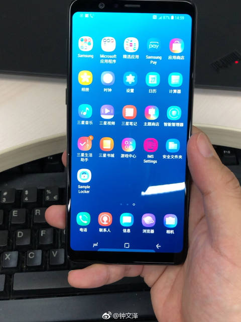 三星a9star到了这机器正面看很像坚果pro2背面再一次让我