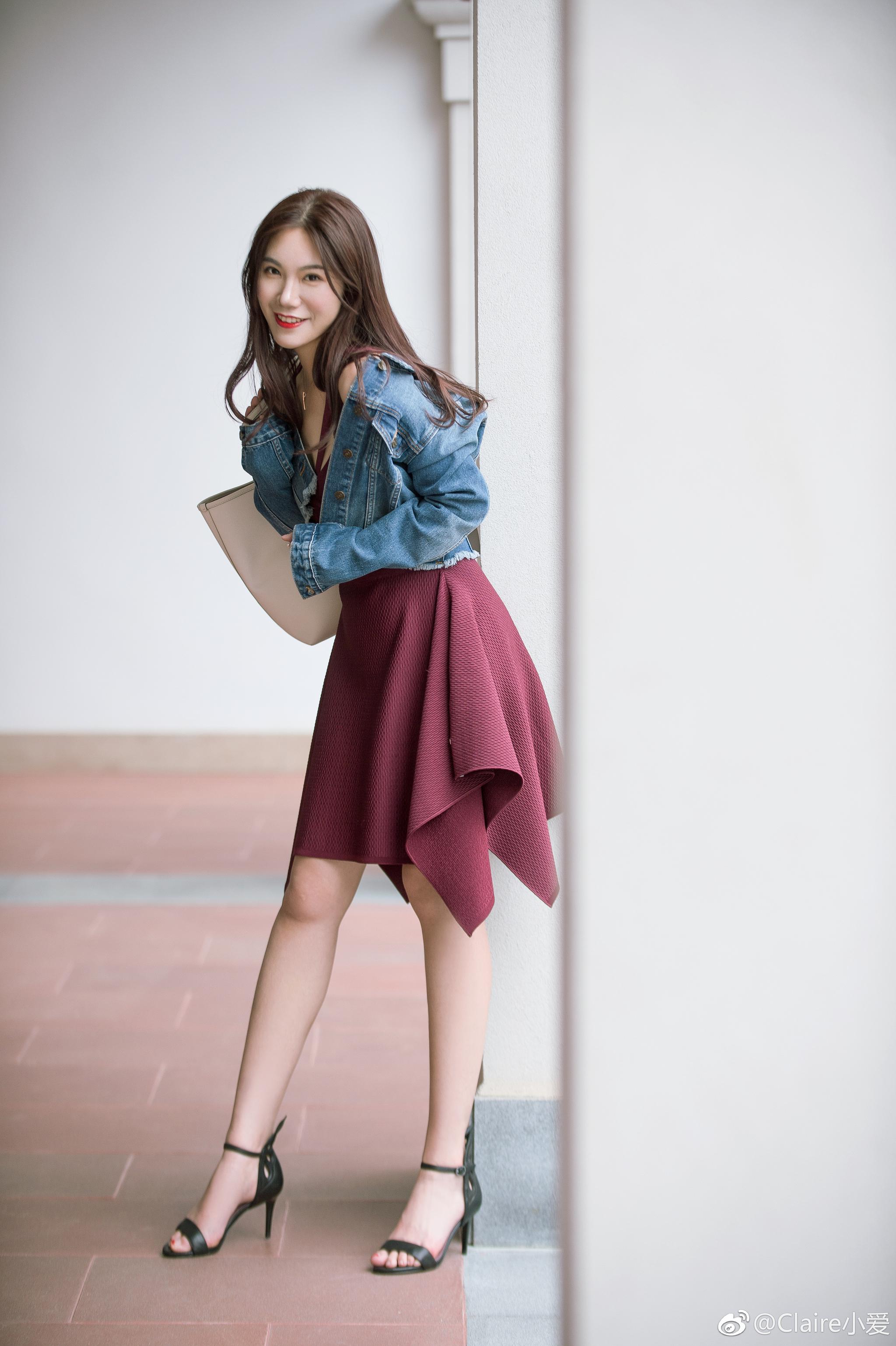 ootd牛仔少女也可以性感又可爱其实自己也很少尝试这么女人的