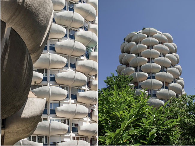 巴黎的乌托邦式建筑~混凝土"卷心菜" | 法国建筑师 gerard grandval