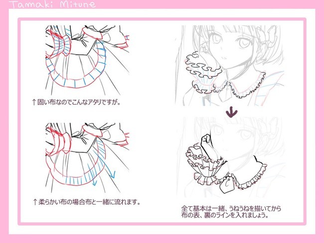 怎么绘制女仆装呢其实女仆装的蕾丝边真的是好麻烦的这个时候