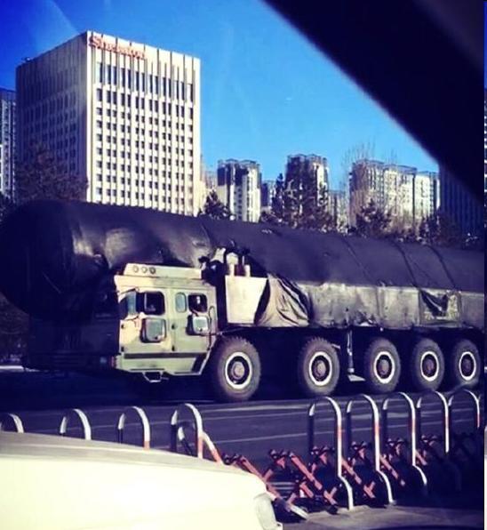 中国突然亮剑东风-41导弹 5400万吨核爆炸当量要警告谁?