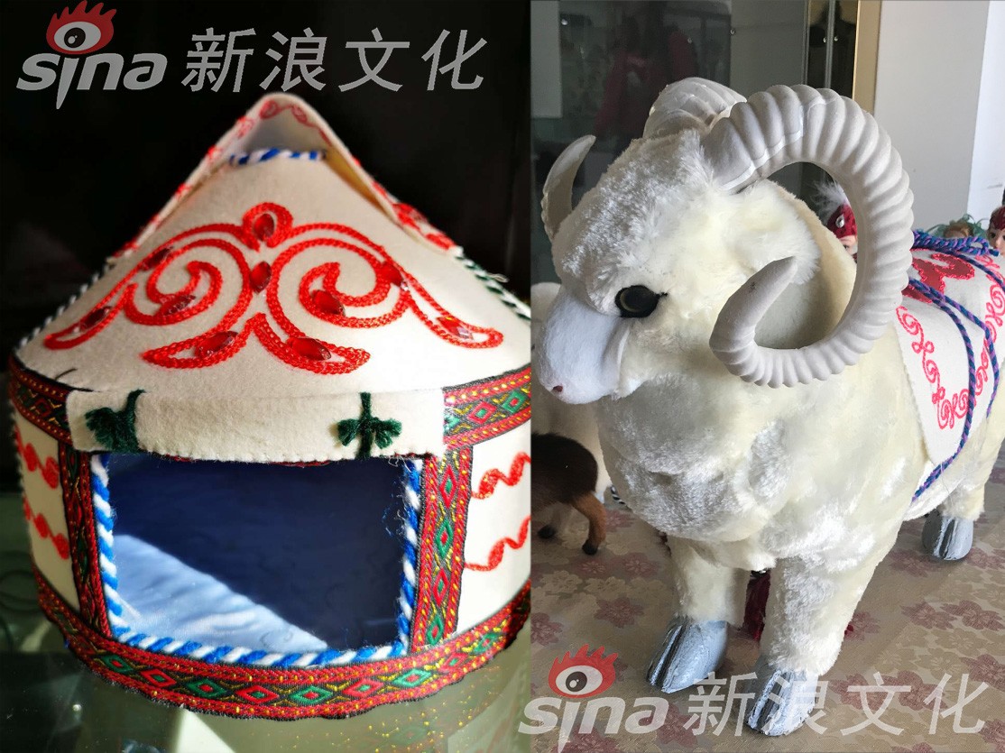 哈萨克族人的家传之宝 草原上盛开的绚丽花毡|花毡|哈萨克族|哈萨克|壁挂|刺绣_新浪新闻