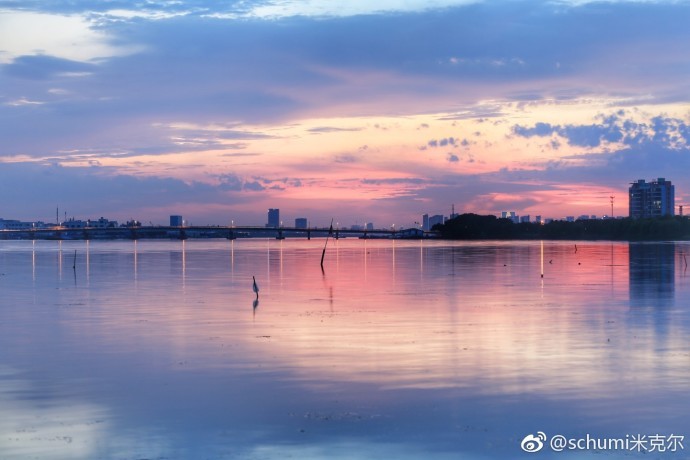 感受一下,苏州胜浦河畔的浪漫夕阳[憧憬]