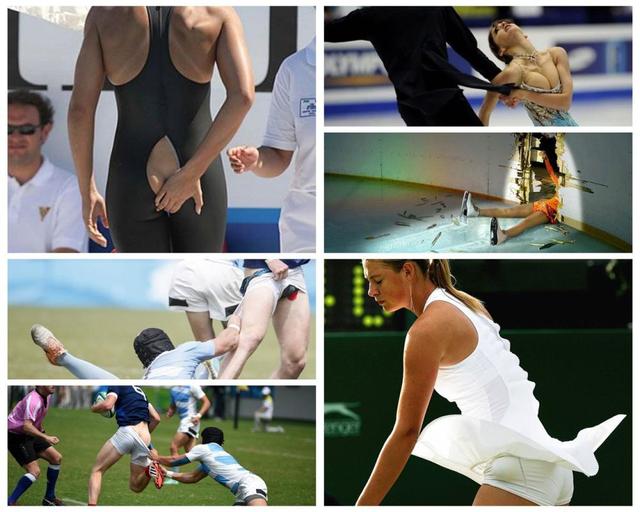 那些让女运动员们面红耳赤想要销毁的尴尬瞬间