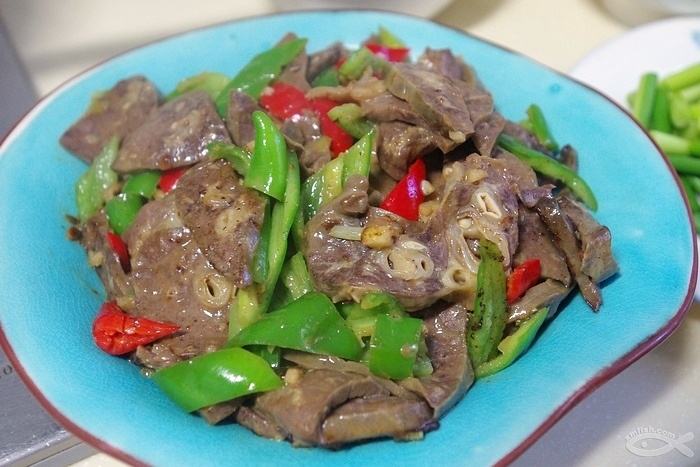 辣椒炒猪肺,能够降低胆固醇,增强食欲,好吃到停不下筷!