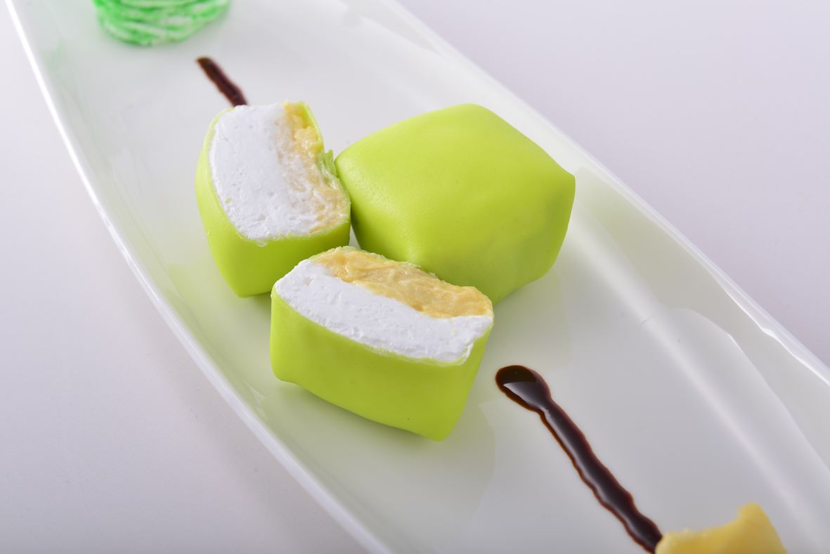 用榴莲做甜品, 越吃越香, 做了10个全吃完!