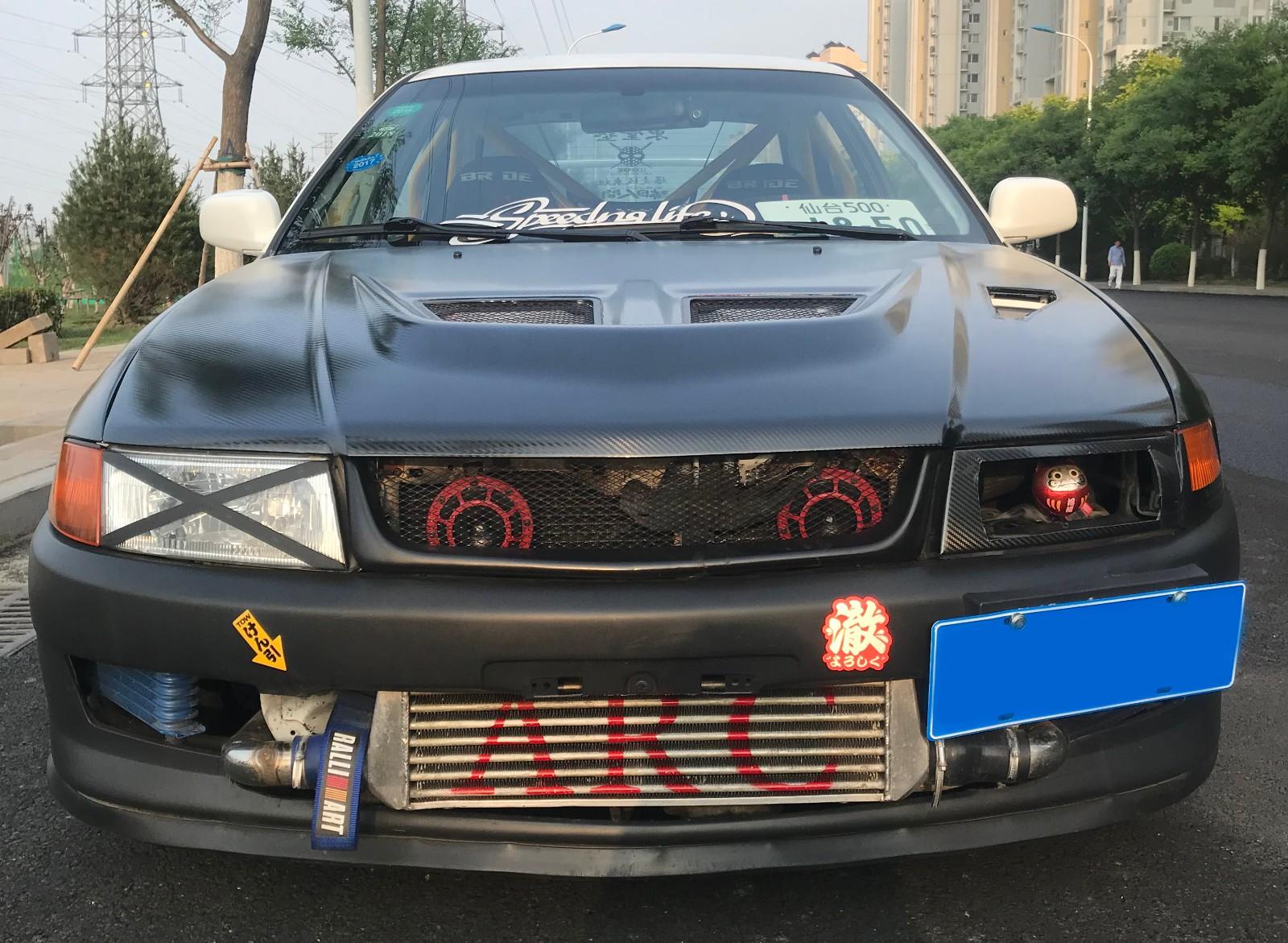 天津车友花1万购入菱帅,再花10万将其打造成独特的kanjo风格!