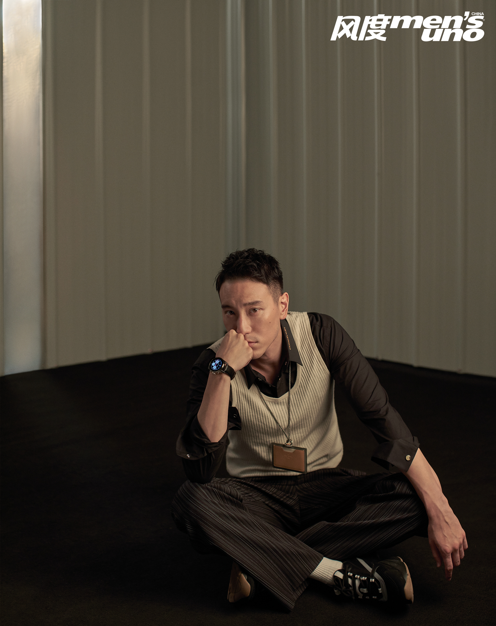 登上风度mensuno杂志11月号封面的sunny王阳明