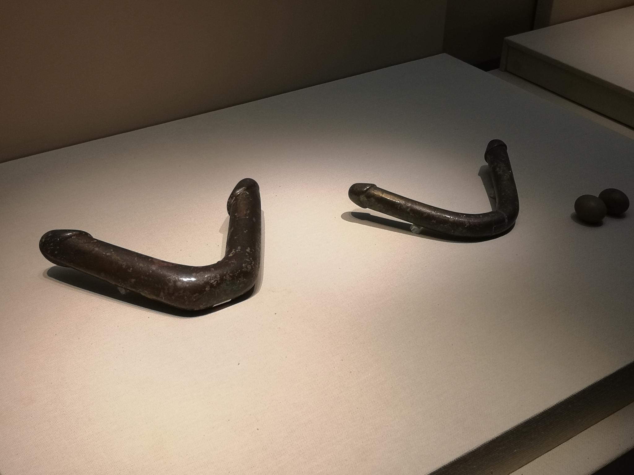 河北博物院藏· 满城汉墓出土的汉代铜性具|满城汉墓