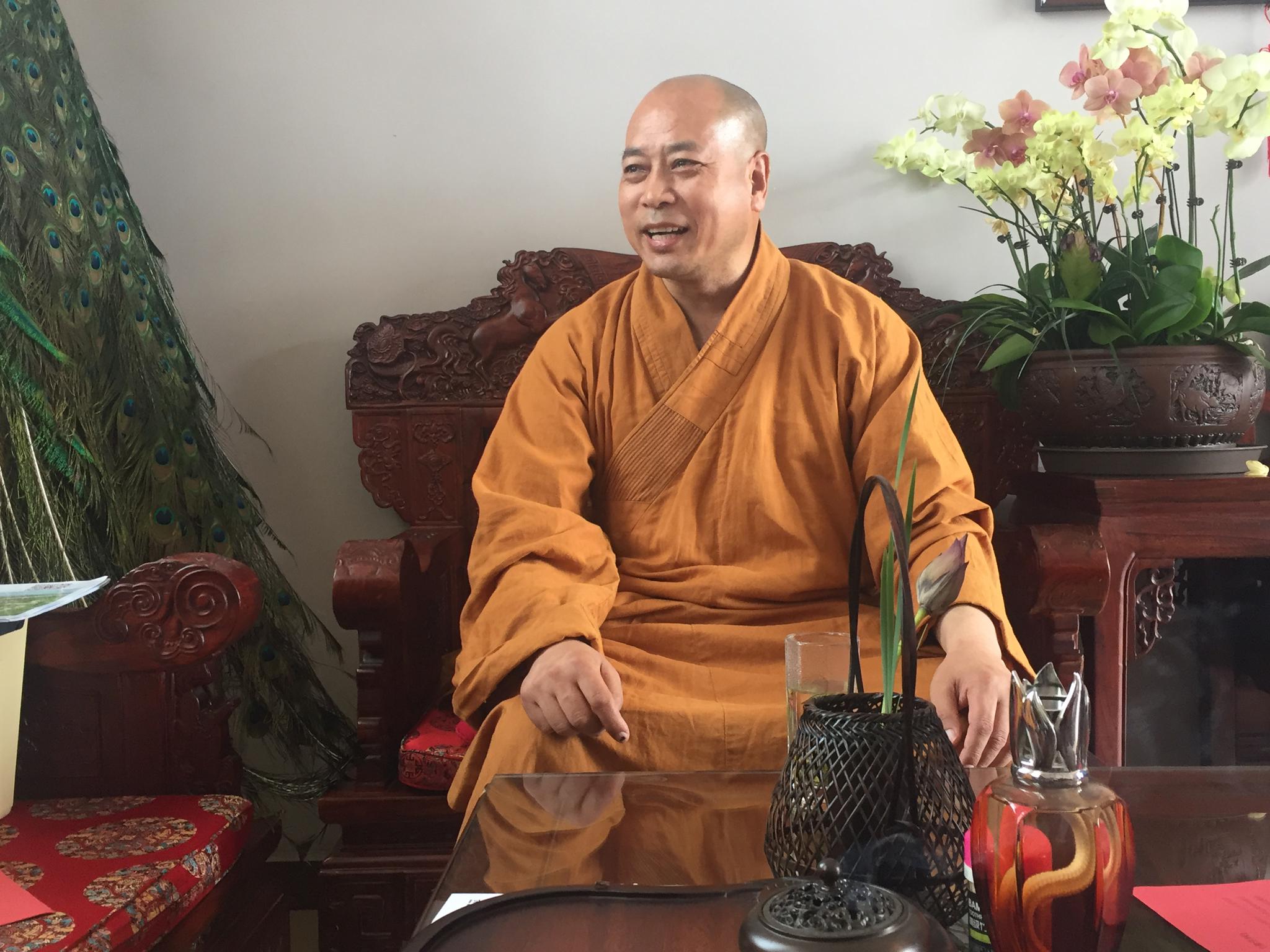 今天,佛学网和景州开福寺住持 一道拜访了秦皇岛市 慈恩禅寺