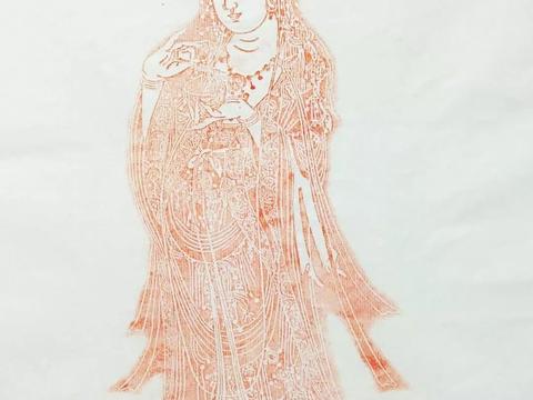 普陀山杨枝观音传说,佛教结缘拓片显神韵