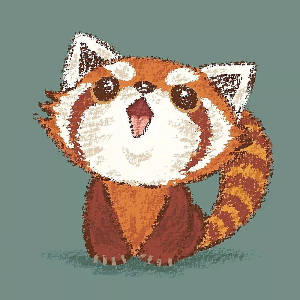 可爱的小动物插画作品日本插画师torusanogawawebp头像