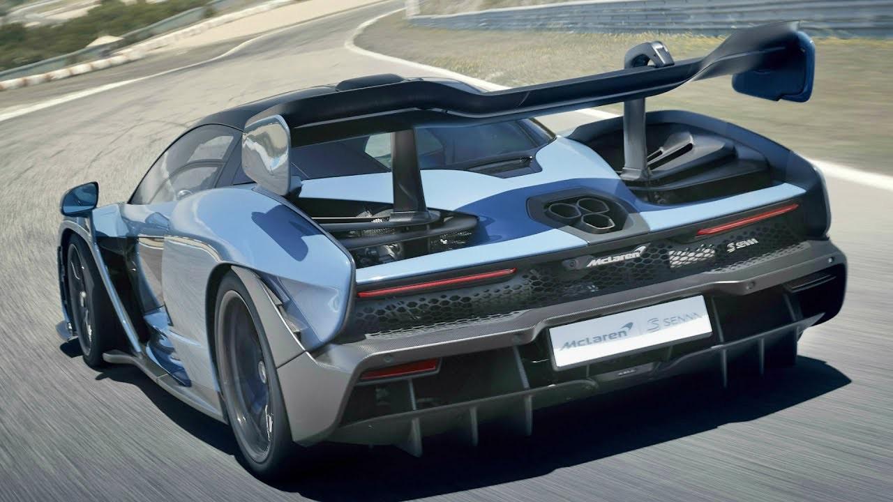 迈凯伦超级跑车这尾翼也太夸张了排气也很霸气