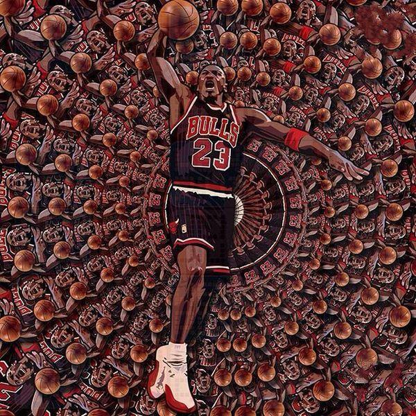 组图:NBA球星标志性动作炫酷图,詹皇霸气怒扣